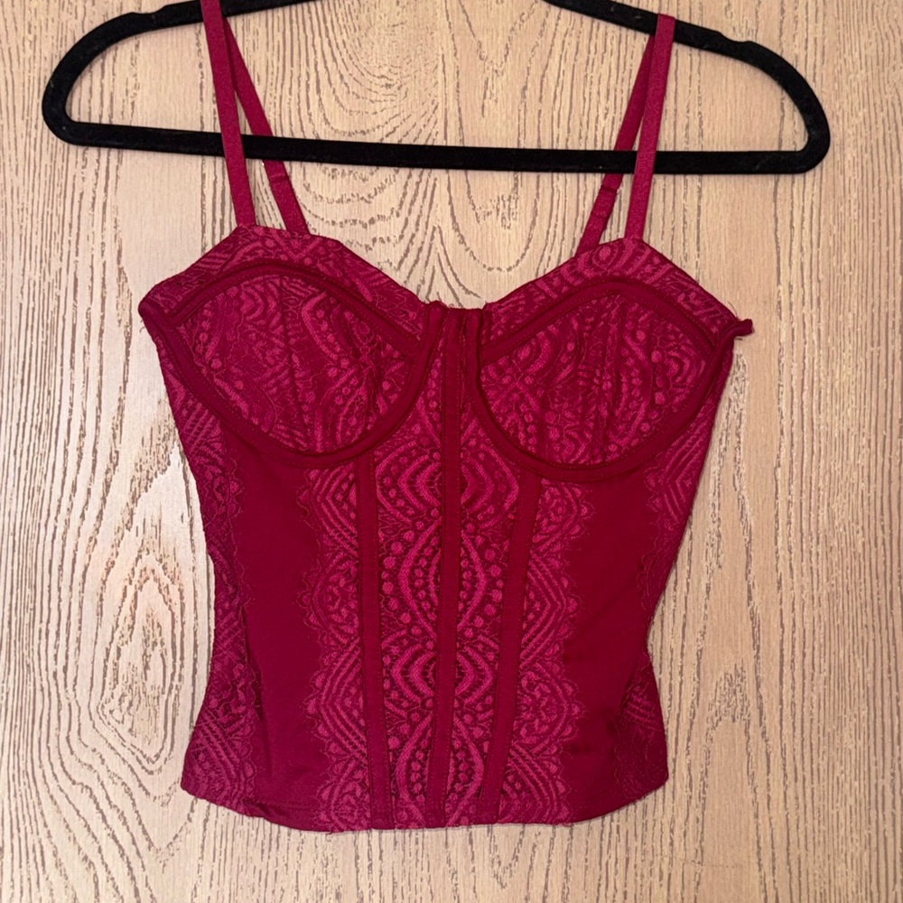 Madden Girl Vibrant Red Top